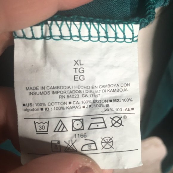 Old Navy Size XL Relaxed Fit Super Soft Deep Teal Long Sleeve Scoop Neck T-shirt - Picture 4 of 6